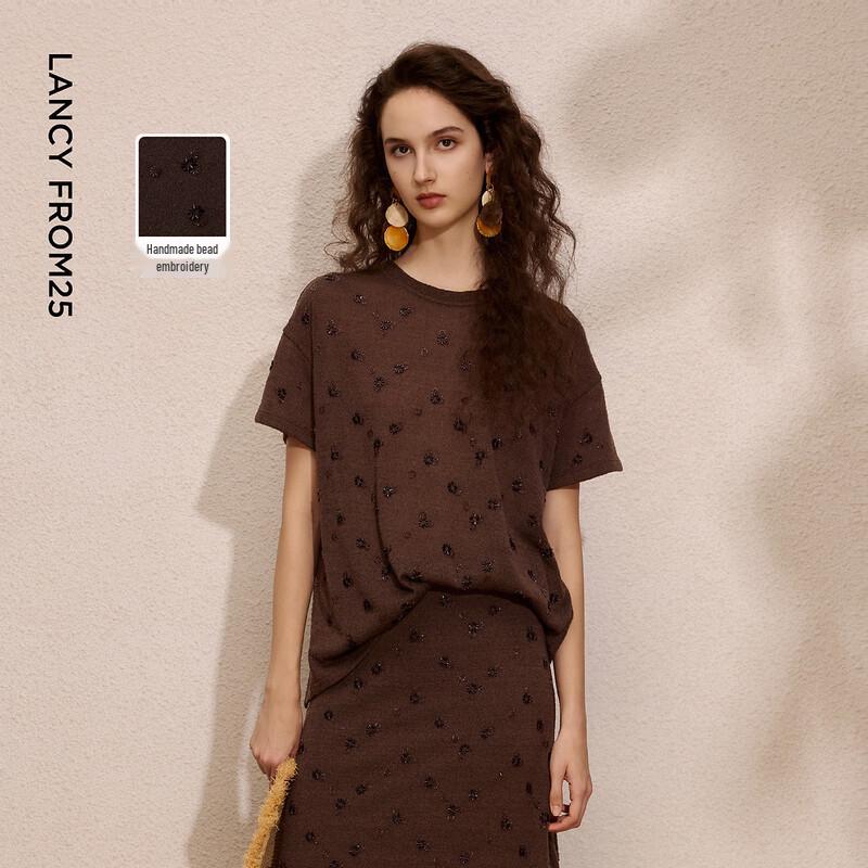 Langzi Artist Collaboration Heavy Beaded T-Shirt L