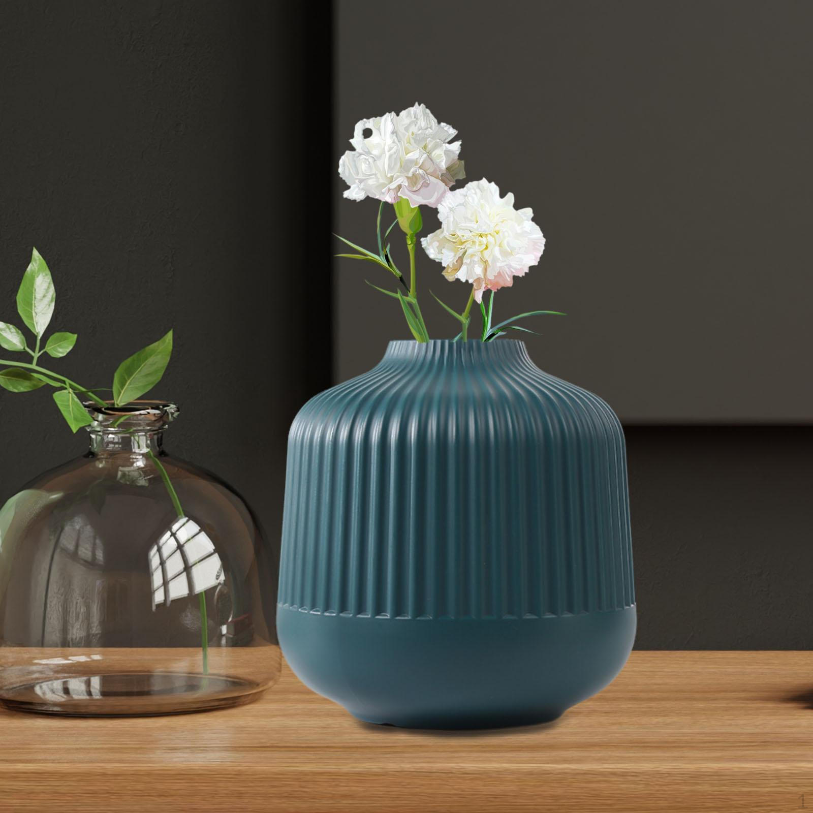 Chic Floral Display Vase for Home Decor темно-зеленого