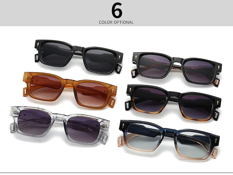 Modern Retro Artistic Anti-Blue Light Sunglasses - European & American Street Style