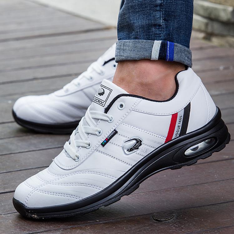 Spring and autumn new air cushion PU beef tendon sole casual shoes low-top sports shoes 39