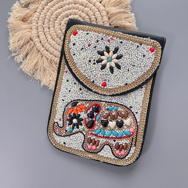 Boho Vintage Veske - Flerroms premium tekstur myk moteriktig allsidig håndlaget dusk risperler