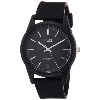 [Citizen Q&Q] Analog Waterproof Watch with Urethane Strap VS40-004 Men's Black