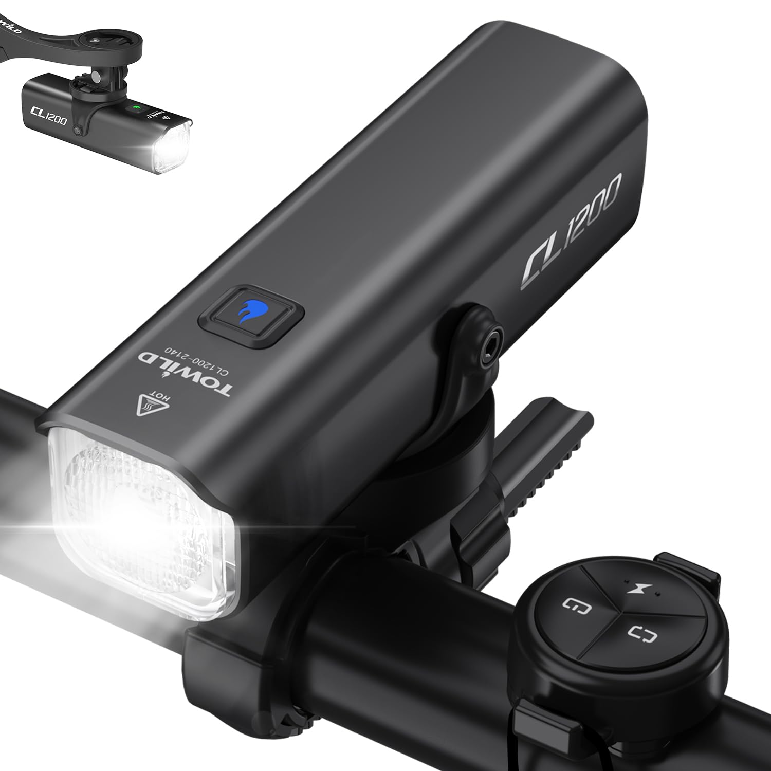 

1200 4000mAh High Automatic IPX6 Aluminum Alloy Front Light for Cross Nighttime and More Lumens, Capacity, USB-C Rechargeable, On, Waterproof,