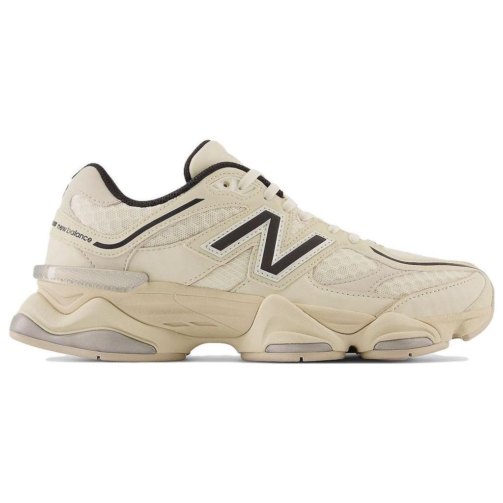 New Balance 9060 Turtledove Schwarz Unisex Sneakers Creme Silber-Metallic U9060DUA
