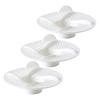 3Pcs Hair Drain Catcher Rotating Drainage Design Easy-Grip Handle Tub Hair Catcher Strainer Drain Clog Preventer