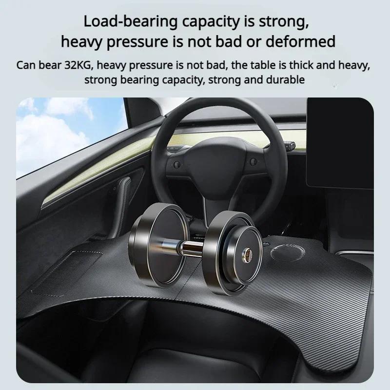 For Tesla Model 3 Y Highland Juniper 2017-2025 Steering Wheel Laptop Tray Food Desk Portable Foldable Office Table Accessories