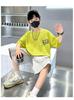 Boys' Short sleeved Set Summer Thin Edition 2026 New Children's Clothing Rascal and Handsome Casual Sportswear Boys' Summer Fashion