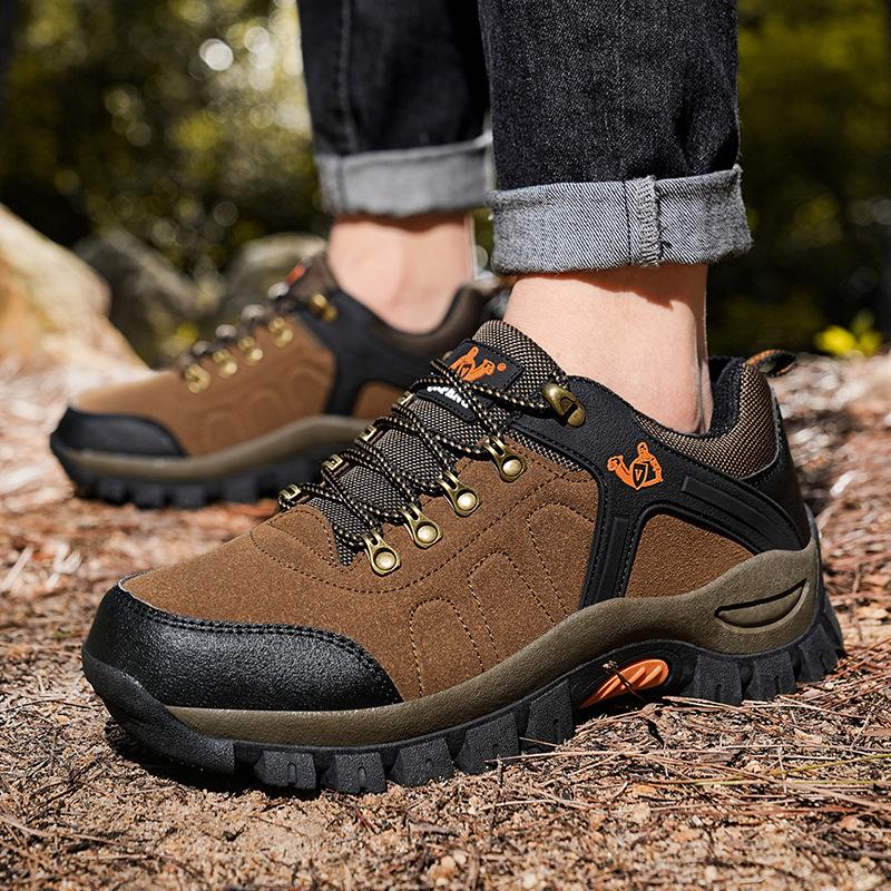 Fashion new foreign trade men's sports style casual shoes large size outdoor hiking shoes mountain climbing camping men's shoes
