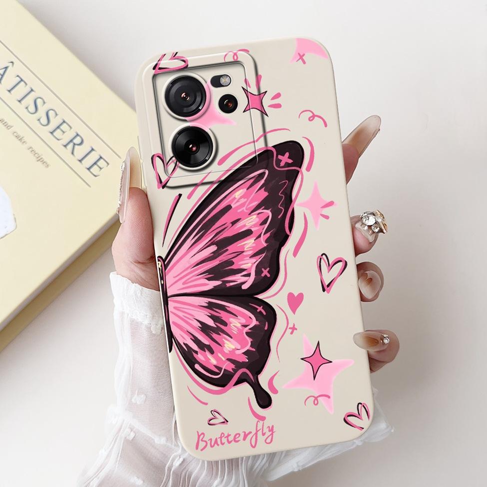 For Xiaomi 13T Pro Case 13T Silicone Cute Cartoon Cat Fashion Luxury Funny Shockproof Back Cover For Xiaomi 13T Phone Case Funda