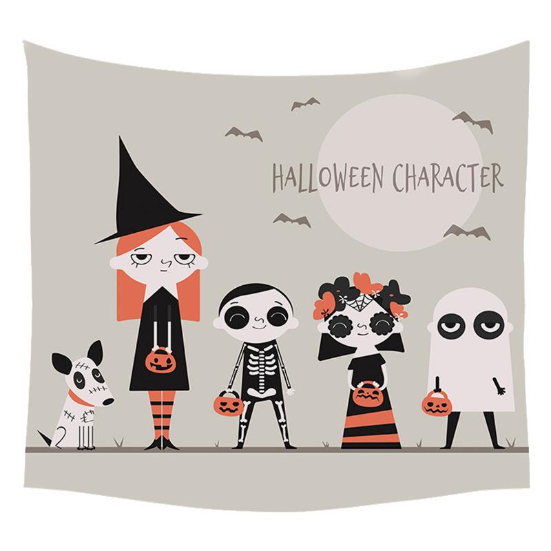 Гобелен с тыквой и летучей мышью — фото 3