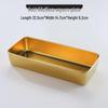 Multi-purpose Stainless Steel Rectangular Serving Tray with Lid