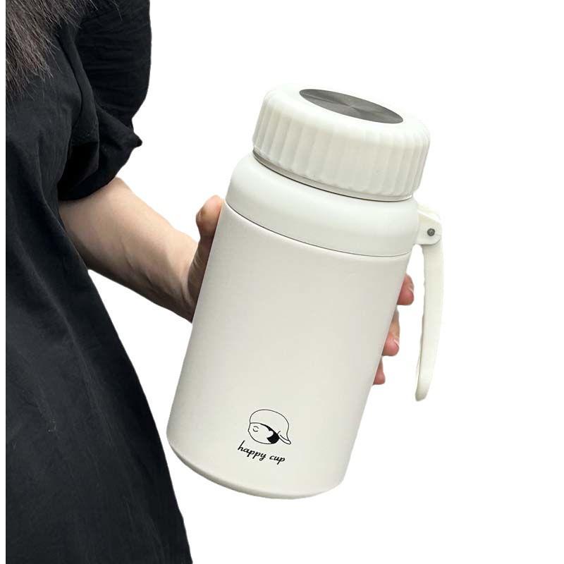 Stylish Insulated Stainless Steel Mug with Tea Infuser - Perfect Gift for Students, Ideal for Hot or Cold Drinks