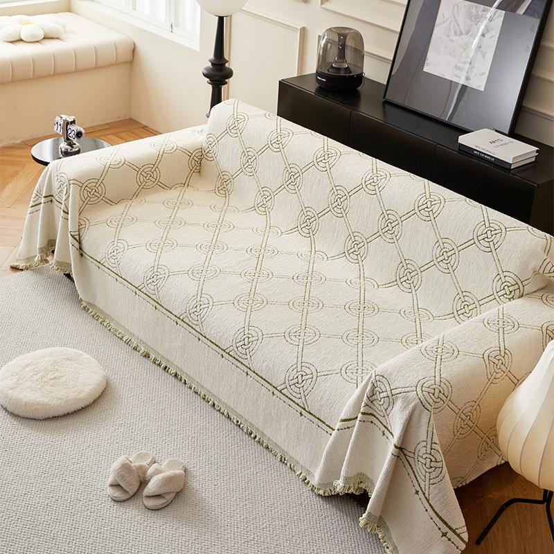Anti-Scratching Sofa Cover Towel Full Covered Chenille Sofa Cover All-Inclusive Universal Dustproof Four Seasons Universal Sofa Cushion