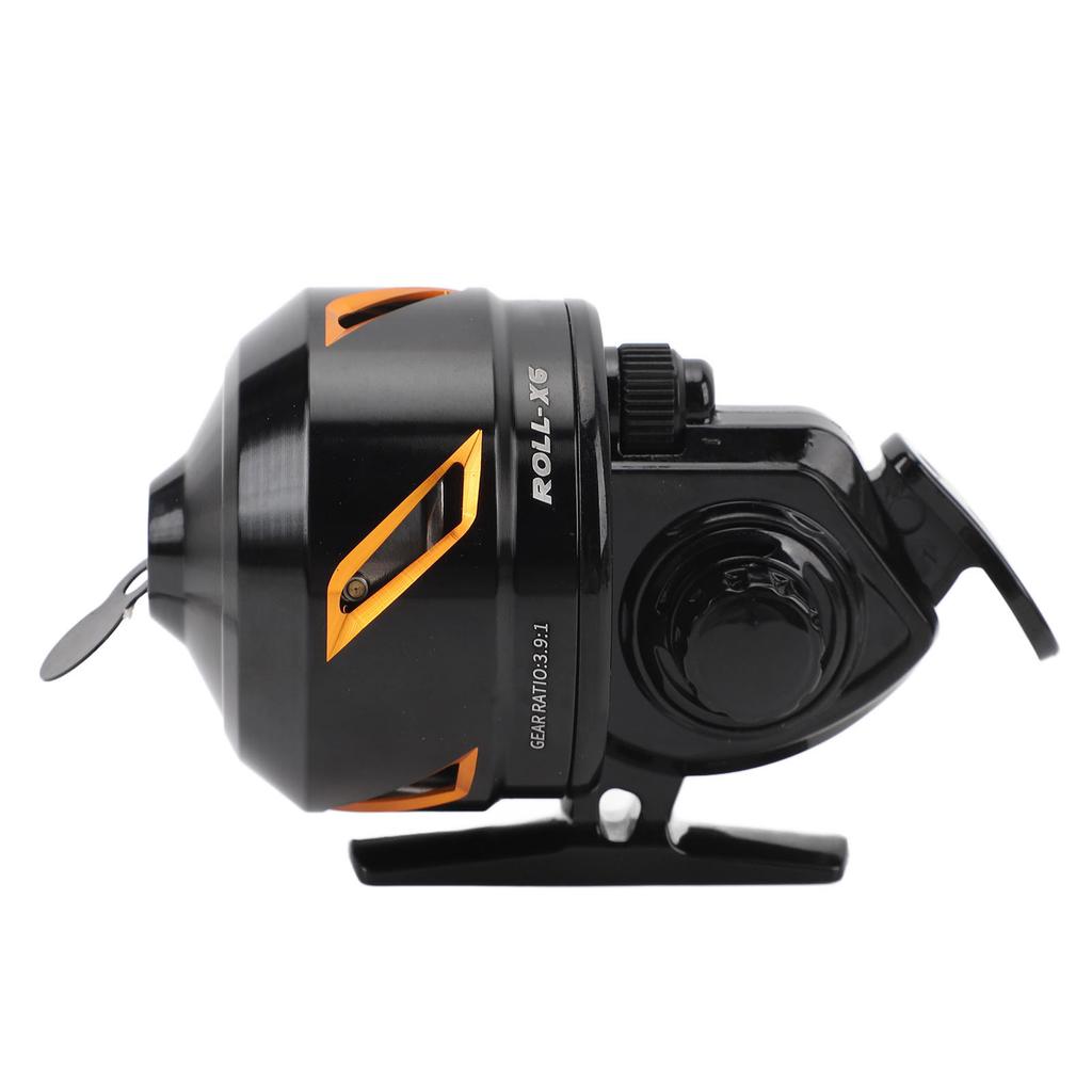 Mulinello da Pesca Alta Velocità 3.9:1 Rapporto di Recupero 3+1 Cuscinetti Maniglia Reversibile per Recupero Sinistro Destro