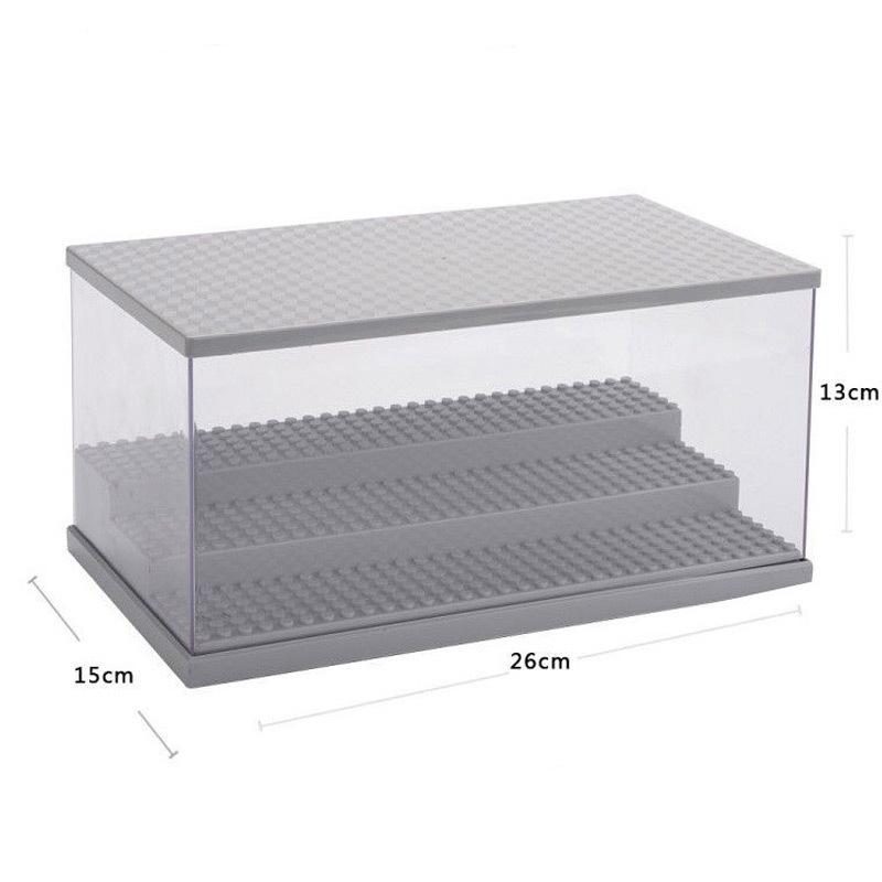 Building Block Figurine Display Box Acrylic Transparent Dustproof Small Doll Compatible Figurine Storage Box
