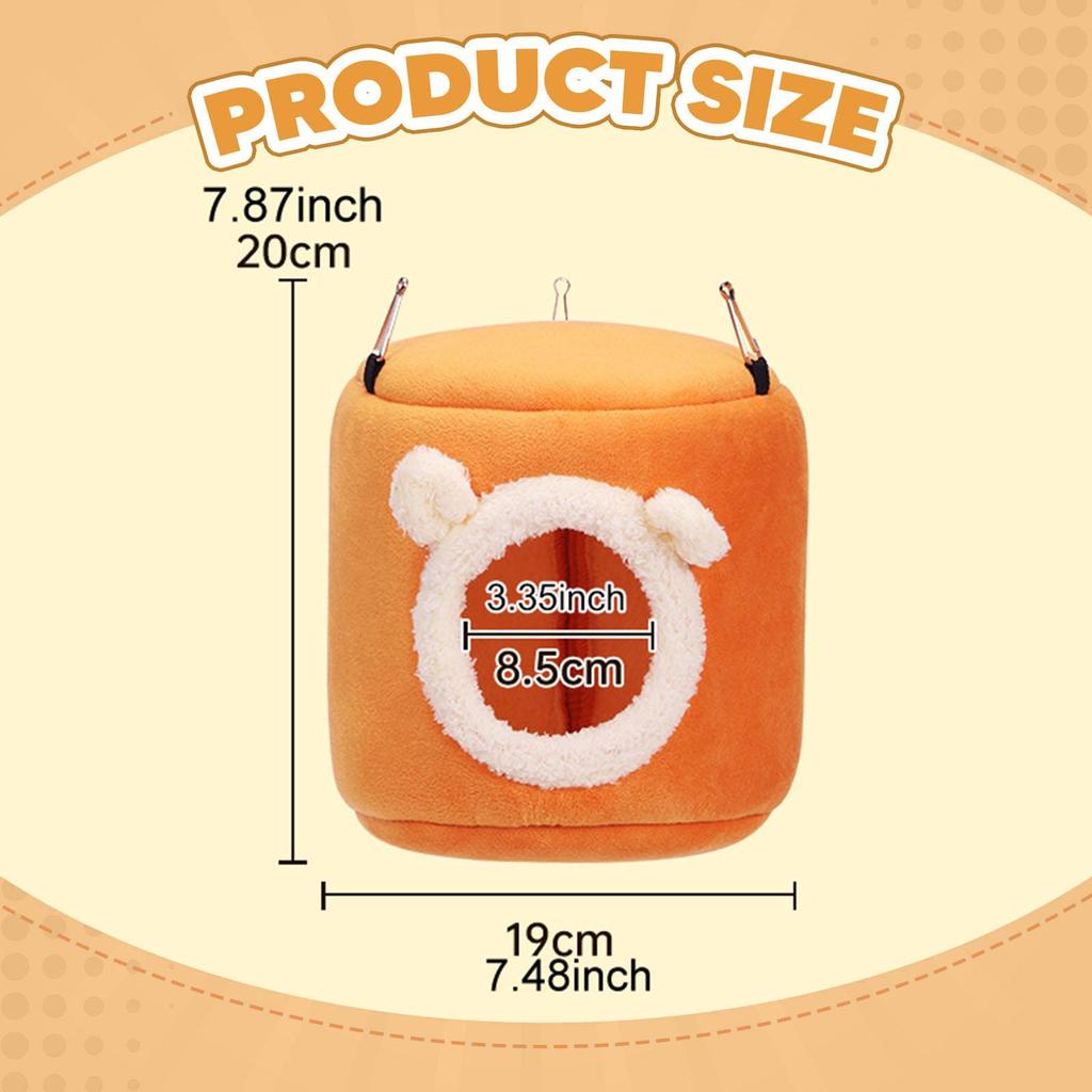 Vogelnest Hangmat Schuilplaats Winter Comfortabel Knus Handig Vogelbed Nest Papegaaienhuis voor Valkparkieten Agapornissen Parkieten