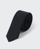 MUSINSA STANDARD Wool Slim Solid Tie [Black]