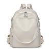 Women's Soft Leather Large Capacity Backpack Multi-Function Shoulder Bag