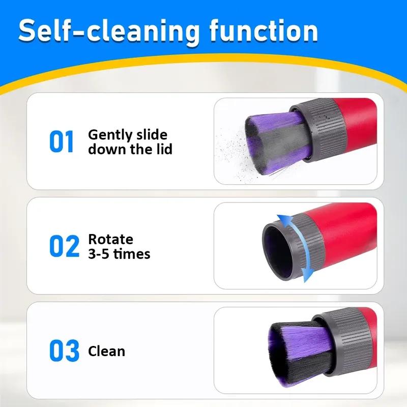 Vacuum Cleaner Traceless Soft Brush Head For Dyson V7 V8 V10 V11 V12 V15 Vacuum Cleaner Accessories Universal Suction Head Part