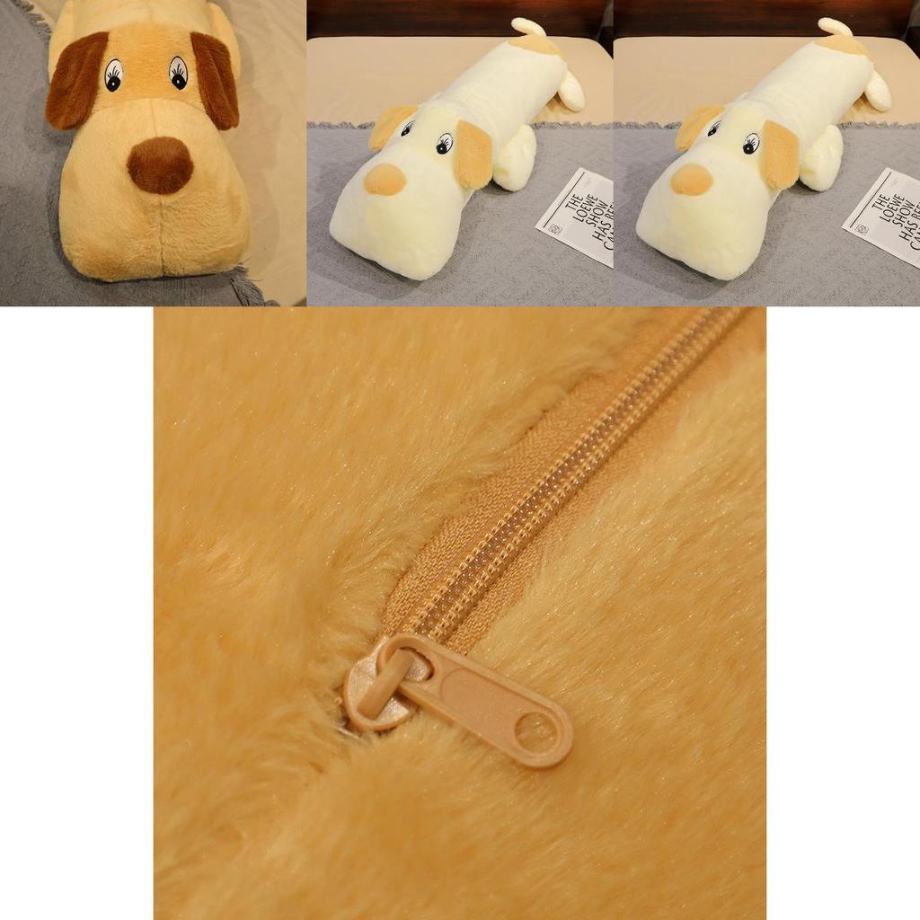 Kuscheliges, langes Hunde-Plüschkissen, weiches Stofftier für Kinder, ideales Geburtstagsgeschenk