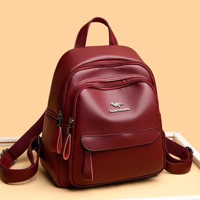 Pevné dámské batohy PU kožené tašky přes rameno módní crossbody taška