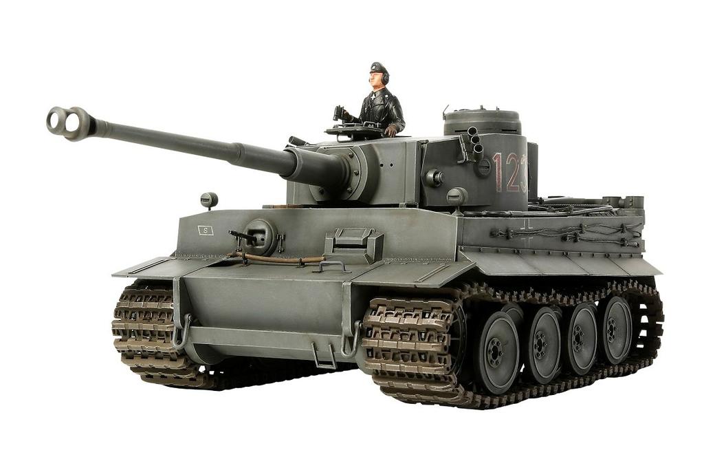 Tamiya Tank Series 11 German Army Tiger I Heavy Tank Display Kit Plastic Model 30611 1/25 No.