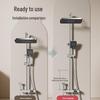 LANGZHIWEN Stainless Steel Shower Extension Rod