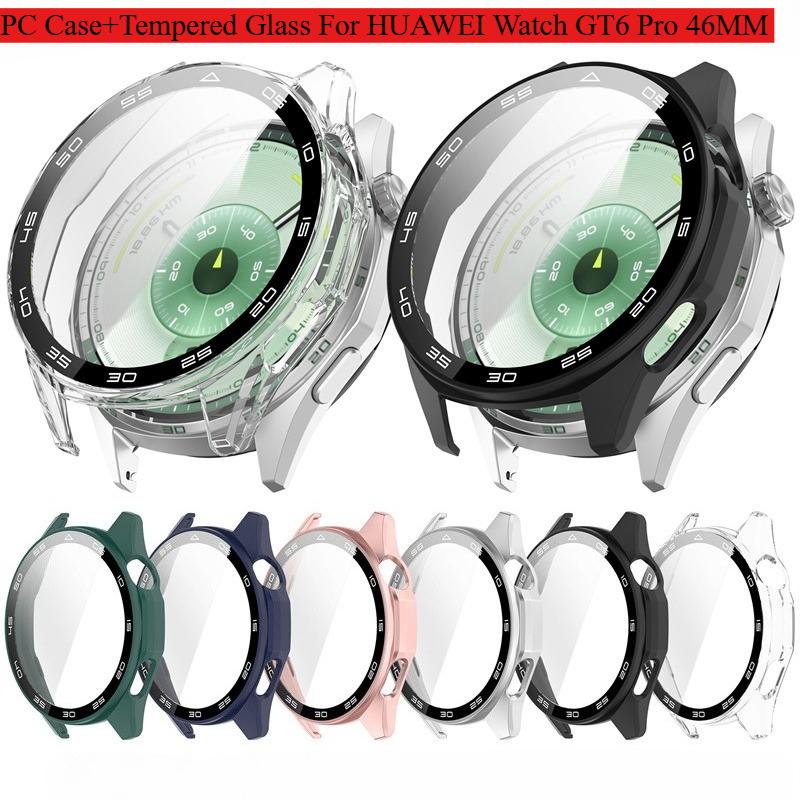 PC Case+Tempered Glass For HUAWEI Watch GT6 Pro 46MM
