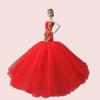 Mermaid Dress For Barbie Doll Clothes Formal Fishtail Wedding Dress Party Gown For Barbie Doll Clothes Handmade Dresses Toy