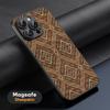 Persian rug floral art design ins Phone Case For iPhone 17 16 15 14 13 12 11 Plus Pro Max  High-end Luxury Magsafe Sheepskin