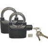 Alarm Lock 110dba Universal Security Alarm Lock System Anti-Theft for Door Motor Bicycle Padlock with 3 Keys (2PCS)