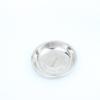 2Pcs Reusable Stainless Steel Dinner Plates Thickened Polished Round Shallow Dishes for Picnic Barbecue Use