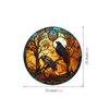 1-10PCS Halloween Stickers with Crow Cat Castle Tree Pumpkin Design Non Adhesive Electrostatic Window Film for Home Decoration