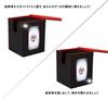 Venssu Deck Trading Card Case with Card Display Holds 100 Vertical Two and One Top Leather Interior with Case, Window, Cards, Double/Triple Sleeved,
