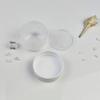 PP Refillable Cream Jar 50g Capacity Round Bottom Cosmetic Container Frosted Wide-Mouth Lotion Hair Dispenser Jar Hair Mask