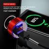 Car Charger For Lighter Smart Phone Usb Adapter Mobile Phone Charger Dual Usb Digital Display Voltmeter Fast Charging