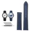 19mm 20mm Canvas Nylon Watchbands For Omega Seamaster 300 Speedmaster AT150 Omega Speedmaster Slubby 310.32 Series Nylon Strap