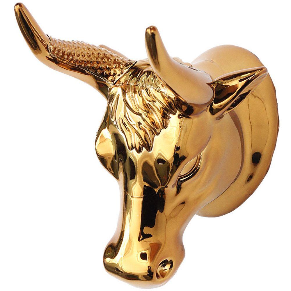 

Аксессуары Укулеле Бас Настенный Крючок Стойка для хранения Держатель гитары Голова быка Подставка-поддержка