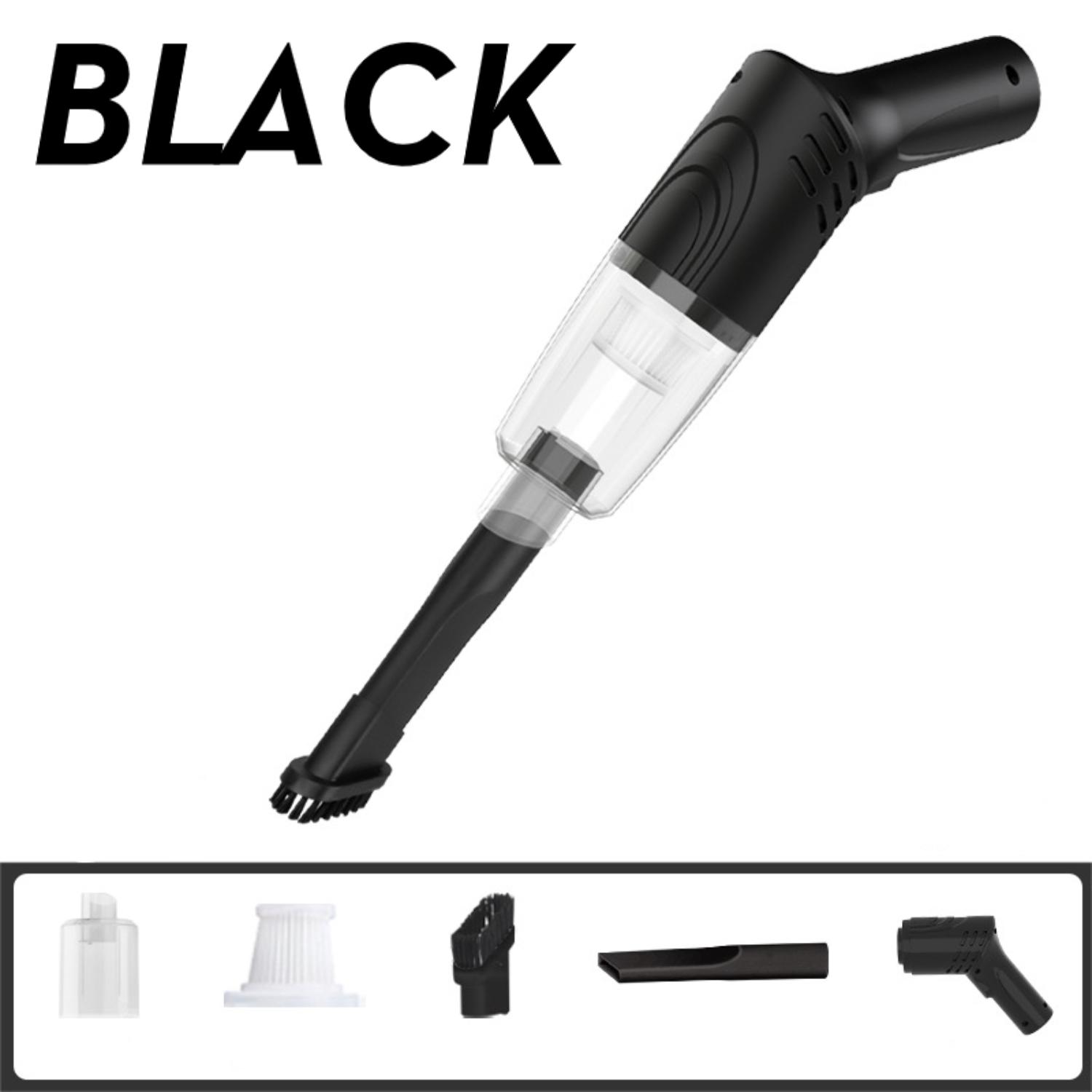 

Автомобильный пылесос Портативный беспроводной пылесос Мощный всасывающий аппарат Ручной мощный воздуходув для автомобилей Бытовая техника чёрный