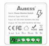 Interruptor Inteligente Aubess 16A DIY con Wifi Tuya, Monitor de Potencia, Medidor WATCH