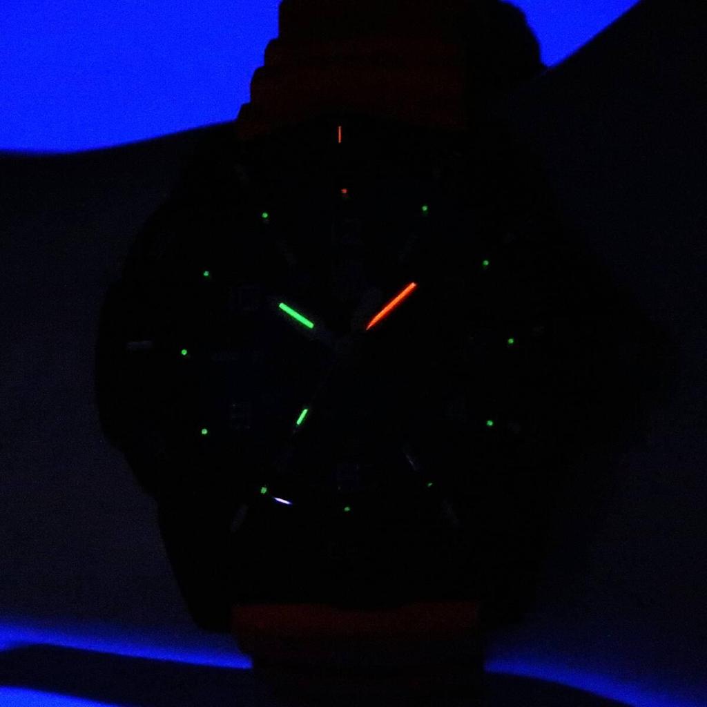 Used Luminox Luminox XS.3603 NAVY SEAL Orange x Black Military Watch Dive Watch