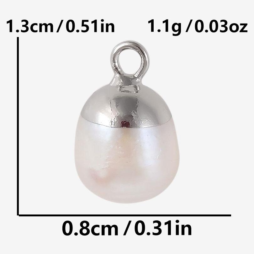 3pcs Real Natural Shell Pendants For Jewelry Making Supplies Geometric Round Cross Star Pearl Charm DIY 304 Stainless Steel Ring