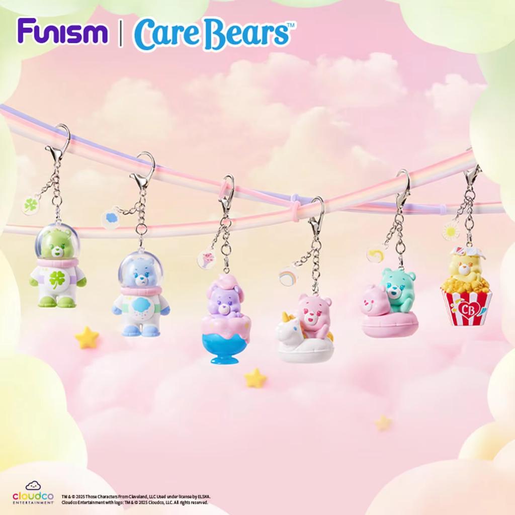 Care Funism Bears Series Keychain Figure Cute Collectible Action Toy Bag Pendant Decorative Gift For Birthday Party