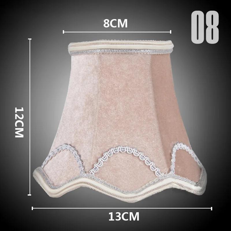 Simple Chandelier Lamp Shade Retro Candle Chandelier Cloth Lampshade Nordic Style Modern Lamp Cover For Home Decoration