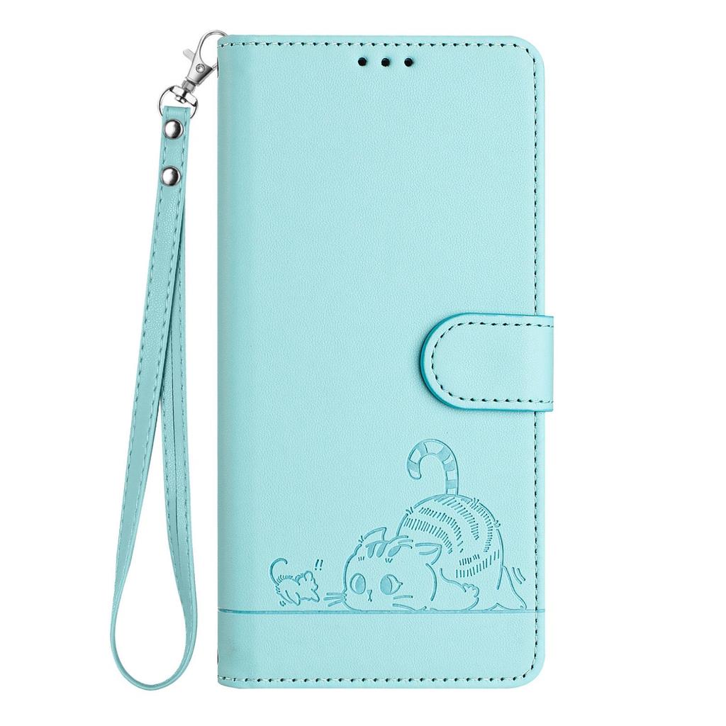 Anti-Diebstahl Leder Flip Wallet Hülle für iPhone 15 Pro Max, 13/14
