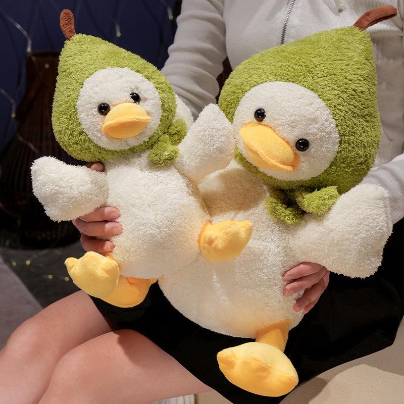 Cute Cute Little Pear Doll Plush Toy Duck Doll Children Soothing Rag Doll Girl Birthday Gift
