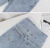 Women's High-Waisted Elastic Denim Skinny Jeans - 2025 Summer Slim-Fit, Versatile, and Flattering Style