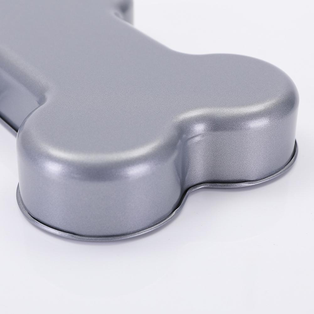 Cartoon Dog Bone Cake Cookie-Mold Food Grade Silicone Dog Bone Baking Pan Non-Stick Easy To Demold For Puppy Birthday Cake