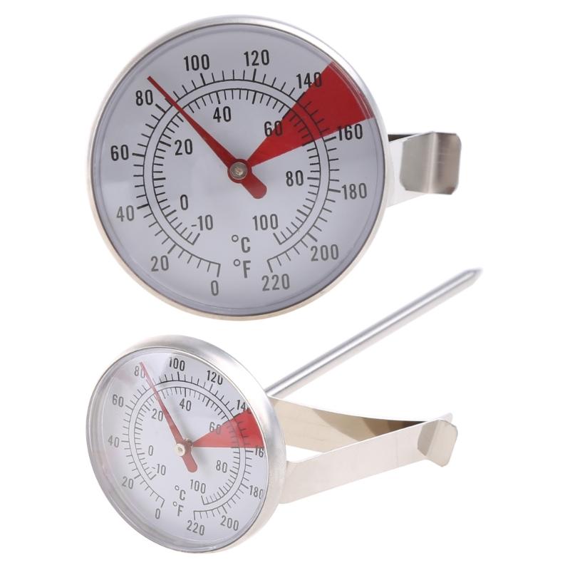 Sofortlesendes Edelstahl Küchen Lebensmittel Kochen Milch Kaffee Sonde Thermometer Temperaturanzeige