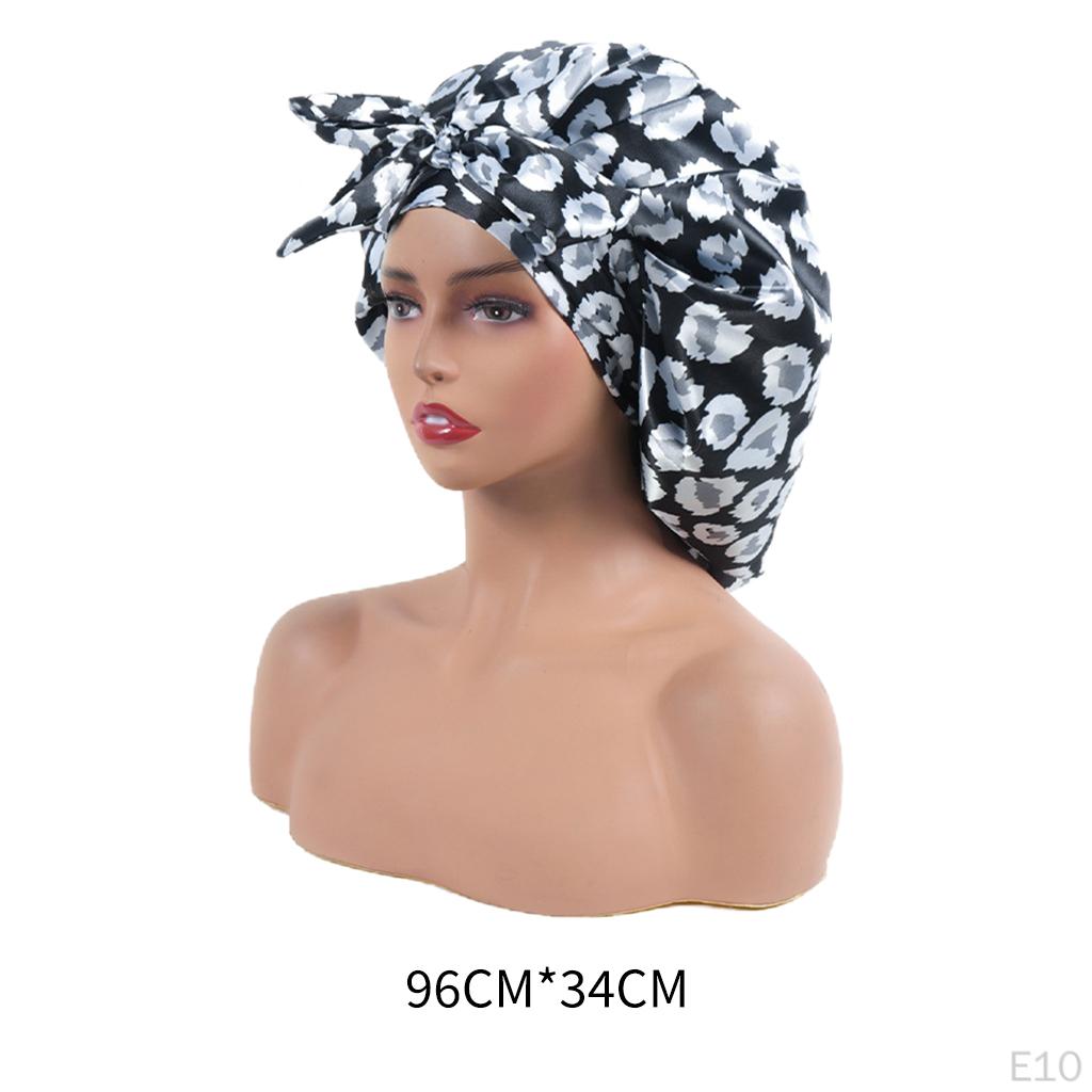 Satin Bonnet Sleep Hat, Cover for Hair Care, Hat Soft Night Sleeping